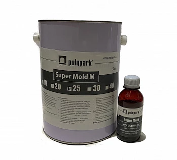 силикон на основе олова SUPERMOLD M25 двухкомпонентный формовочный силикон на основе олова SUPERMOLD M25